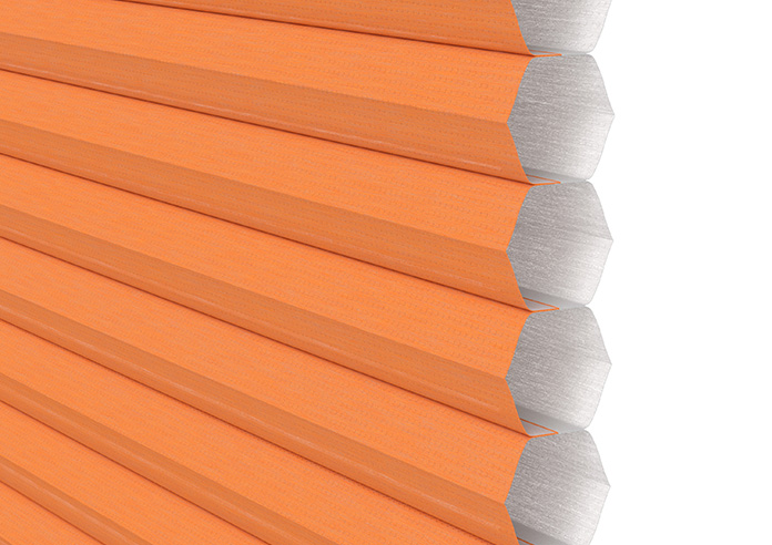 Obscura, Tangerine - Stick Fit Honeycomb Blind - Image 4